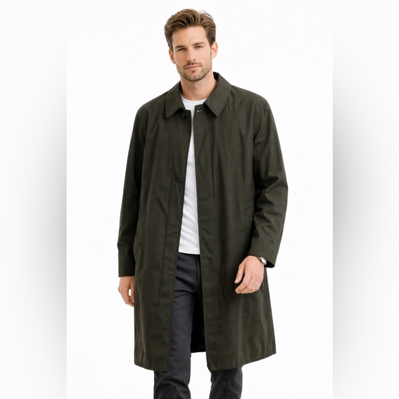 Vintage Other - Vintage 1960s–70s Menswear All Weather Long Coat Single Breasted